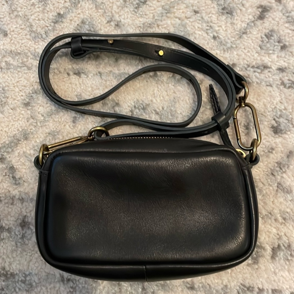Madewell Leather Carabiner Mini Crossbody Bag